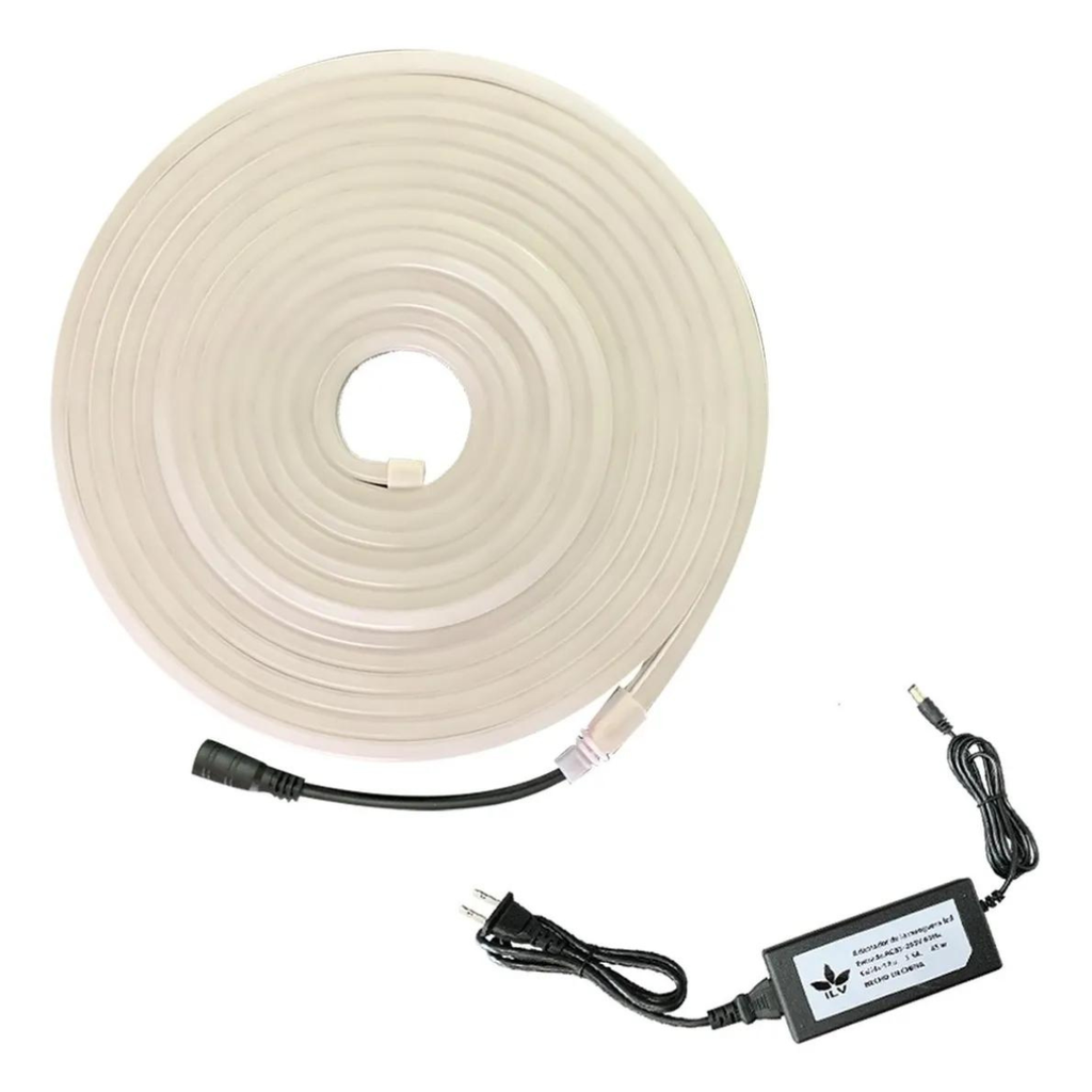 ILV - MANGUERA NEON FLEX 5M 2835 CON DRIVER BLANCO FRÍO