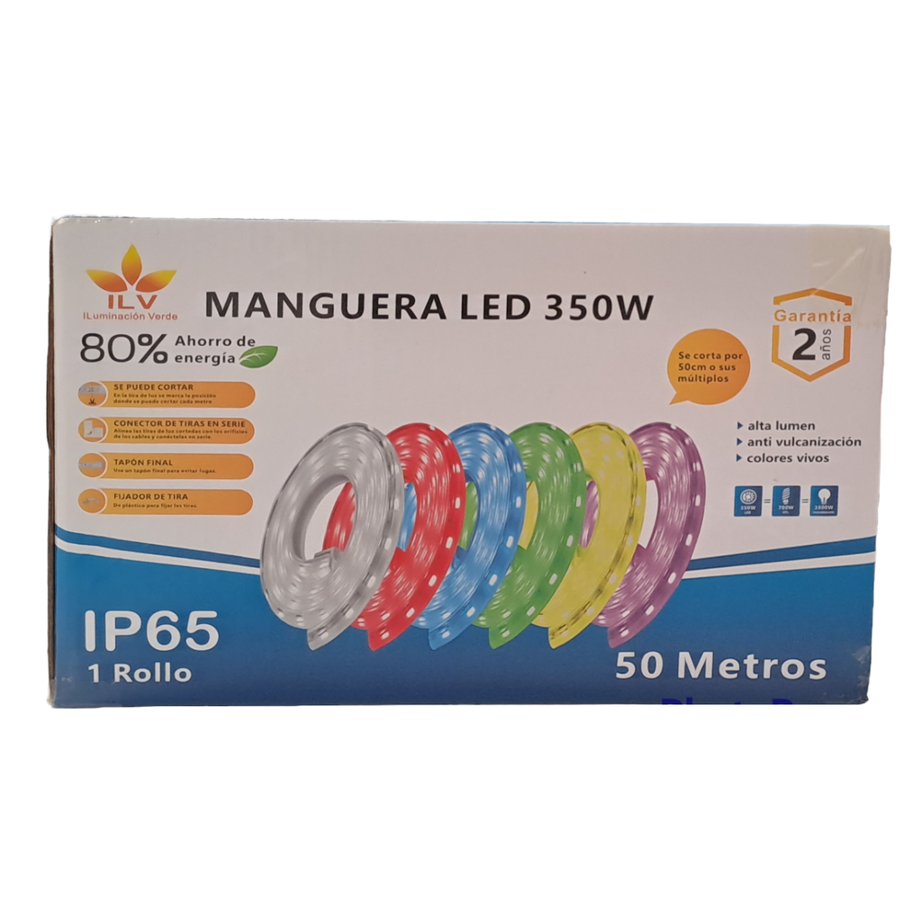 ILV - MANGUERA SMD5050 CON DRIVER RGB 50MT