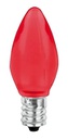 AKS- FOCO DECORATIVO LED VELA 1W COLOR ROJO E12