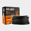 VLTMX- CABLE BIMETALICO CAL 8 NEGRO MTS