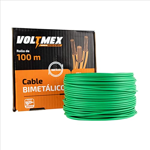 VLTMX- CABLE BIMETALICO CAL 12 VERDE MTS