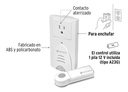 TRU- TIMBRE INALAMBRICO CON CLAVIJA ALCANCE 50M