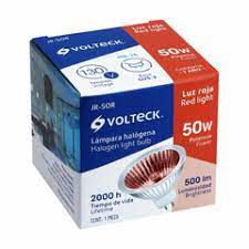 TRU- LÁMPARA DE HALÓGENO ROJO TIPO MR16 EN CAJA, VOLTECK