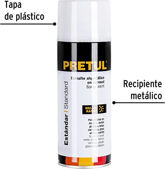 TRU- PINTURA AEROSOL, BLANCO MATE PRETUL