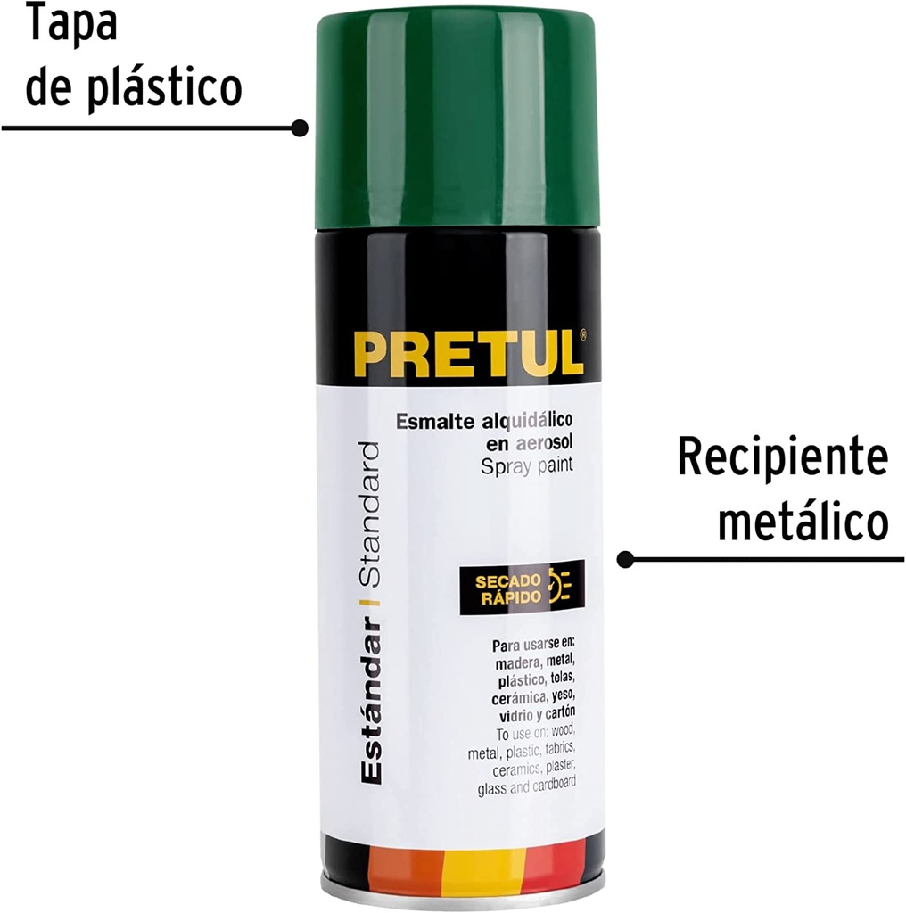 TRU- PINTURA AEROSOL, VERDE HOJA PRETUL