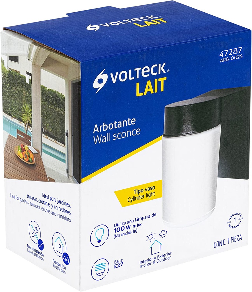 TRU- ARBOTANTE TIPO VASO, VOLTECH