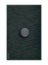 LCK - PLACA PLANA CON DIMMER FLAT NEGRO