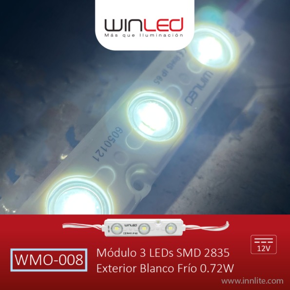 WIN- MÓDULO 3 LEDS SMD2835 EXTERIOR BF