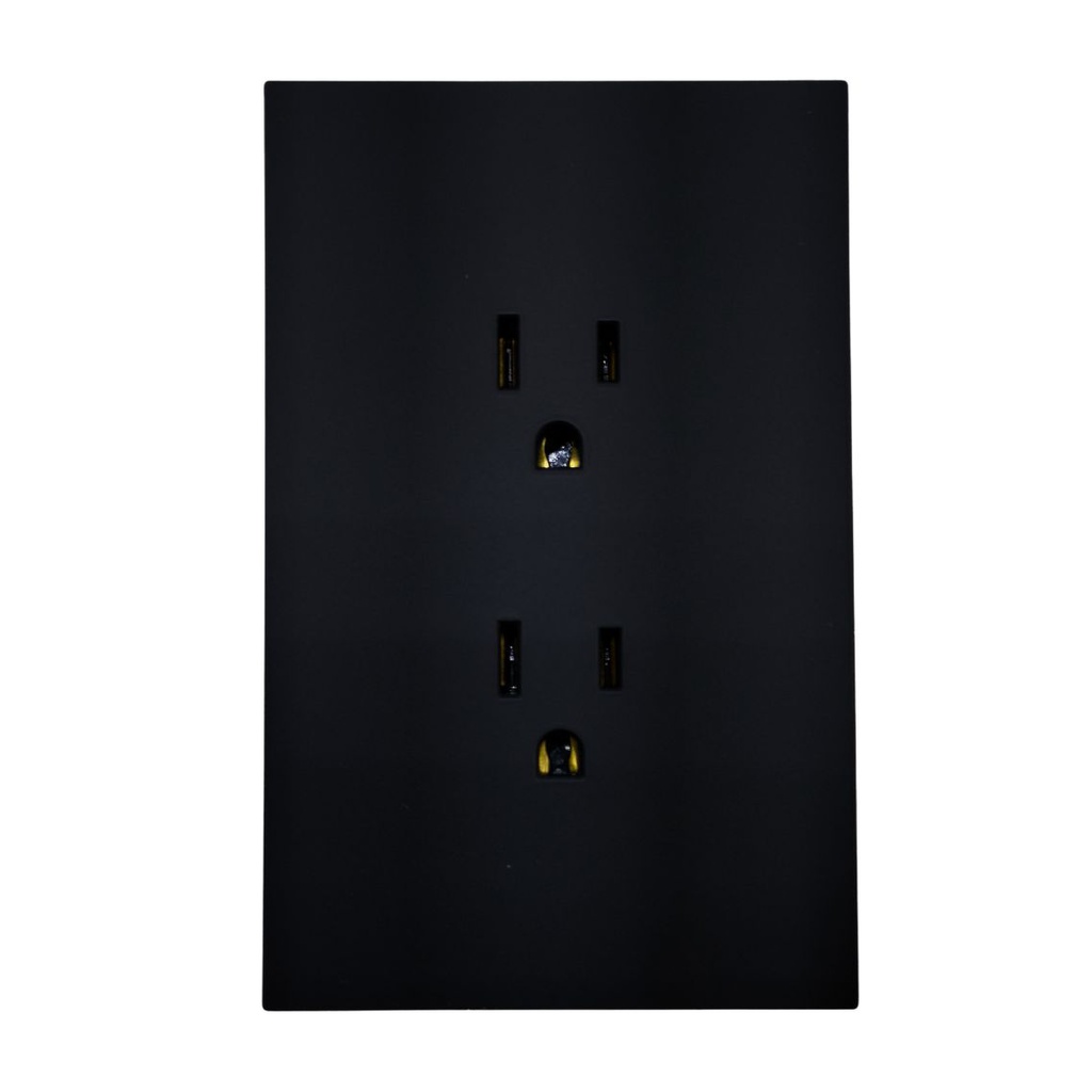 INN - PLACA LUXURY DE CONTACTO DOBLE COLOR NEGRO