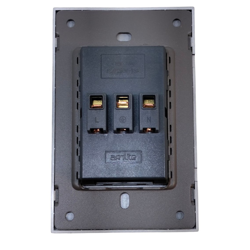 INN - PLACA LUXURY DE CONTACTO DOBLE COLOR NEGRO