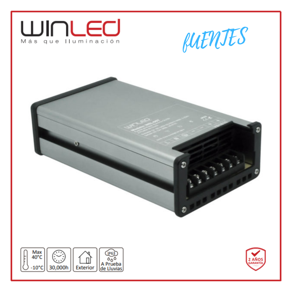 WIN- FUENTE PODER SLIM AL CD12V 200W EXT 1P63