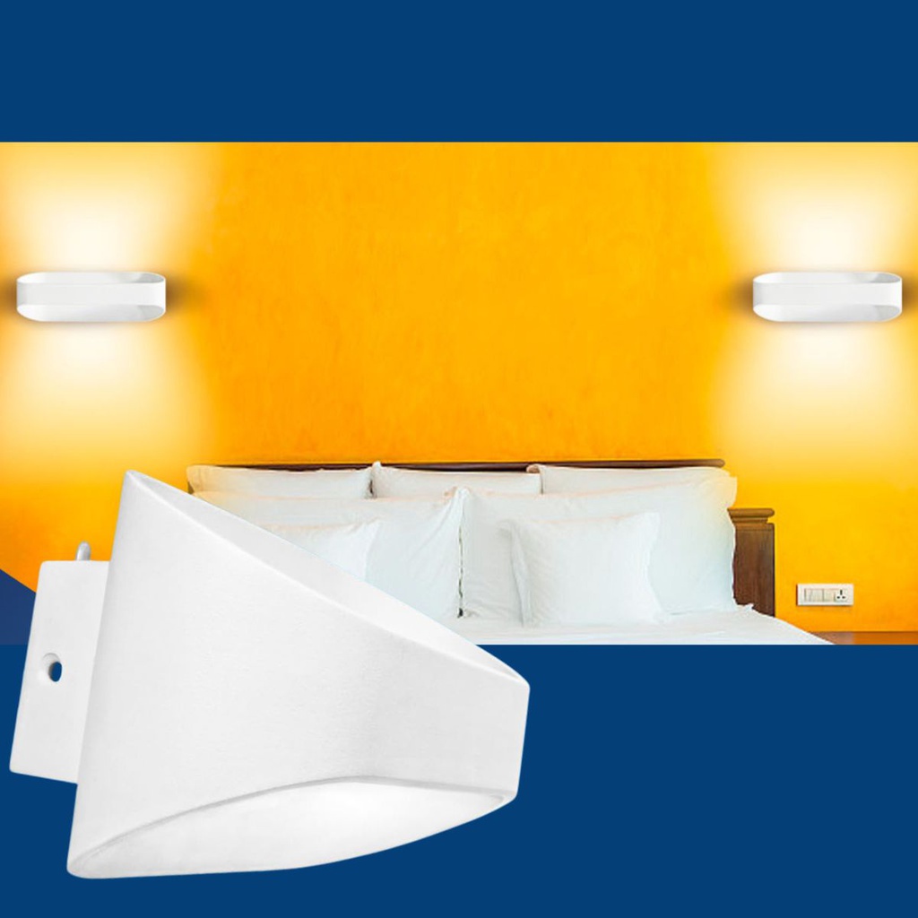 INN- LUMINARIA LED DE PARED OVALO EXT 6W BC