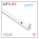 WIN- GABINETE CANALETA SENCILLA TUBO T8 1.20M