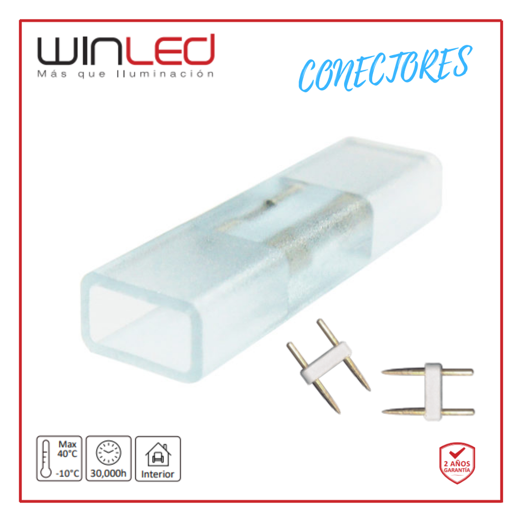 WIN- INTERCONECTOR MEDIO PARA MANGUERA LED