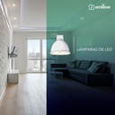 AKS- FOCO LED DIMEABLE MR16 7W LUZ CÁLIDA - 127V/GU3.5 (MR16), CAJA COLOR
