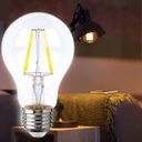 AKS- FOCO LED FILAMENTOS A19 8W LUZ BLANCA, CAJA COLOR