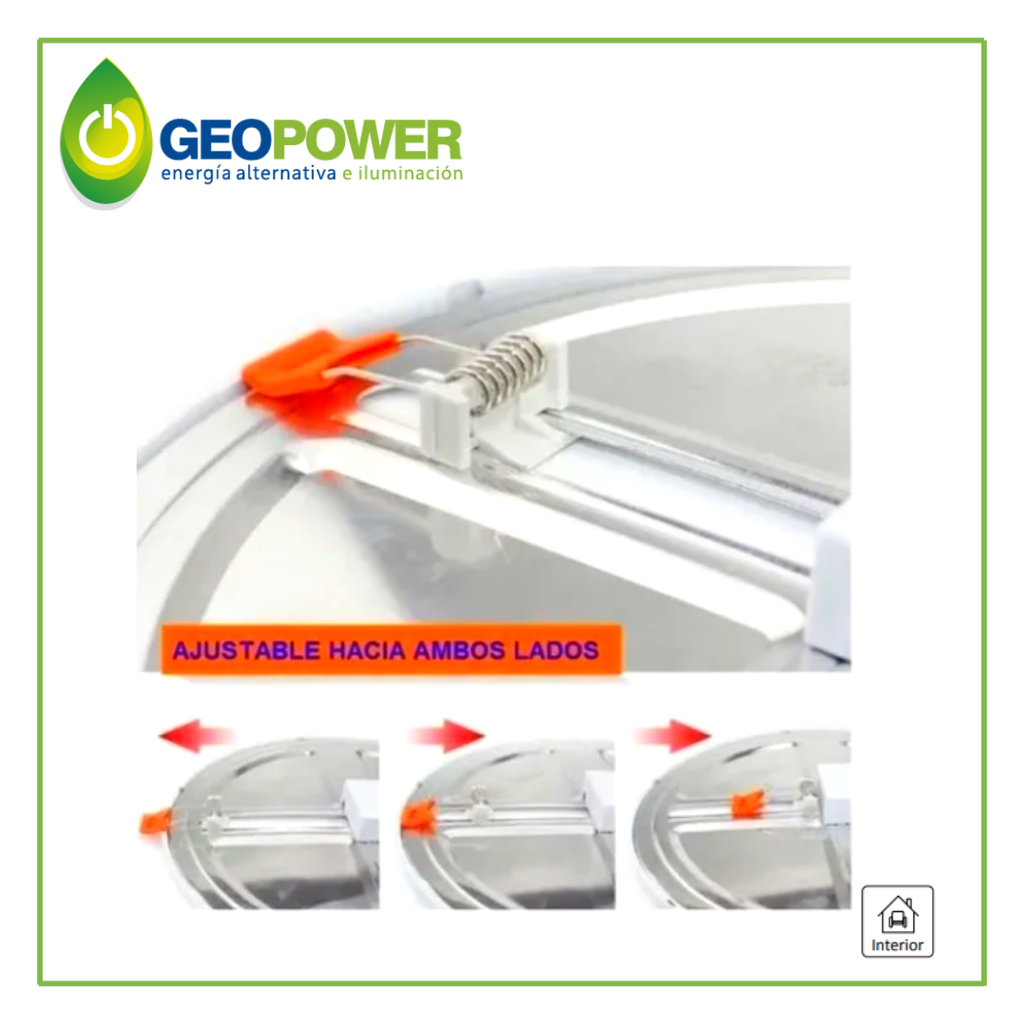 GEO- LUMINARIO LED AJUSTABLE 15W