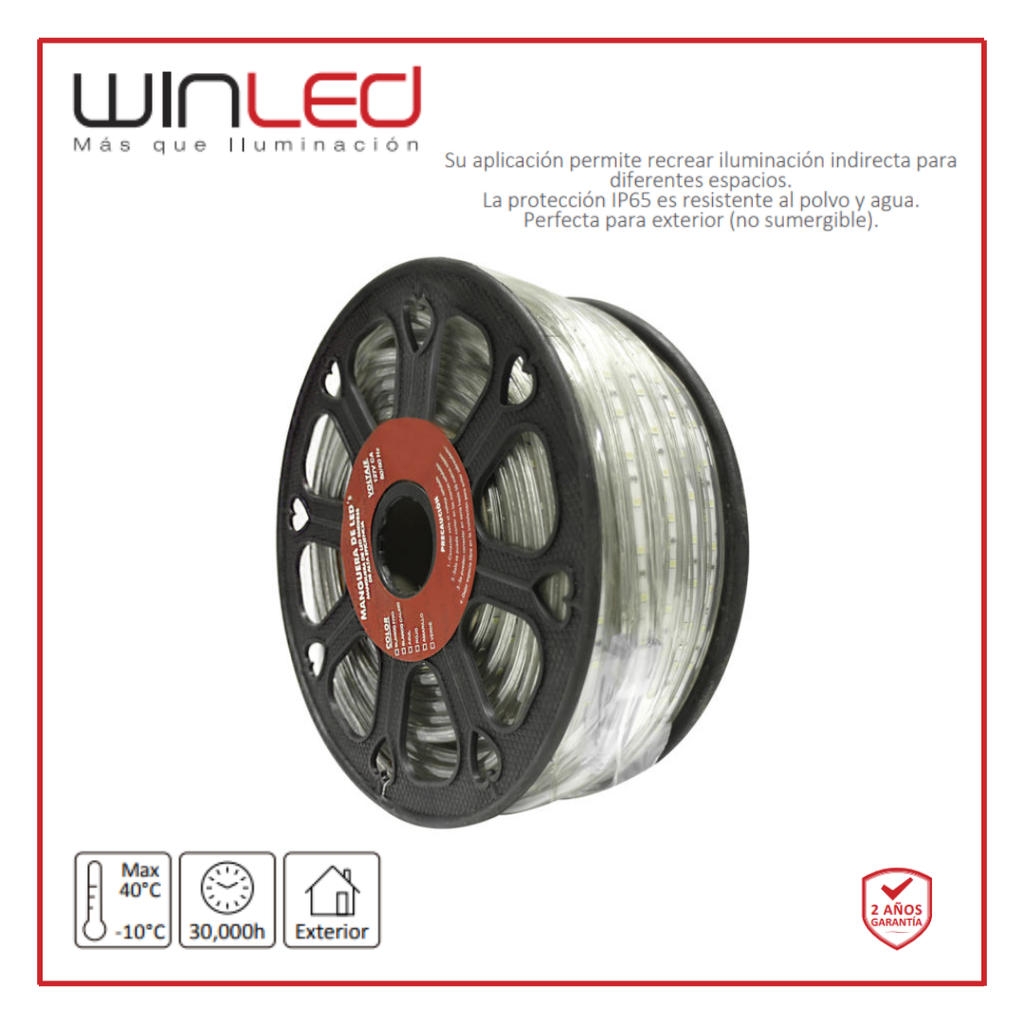 WIN- MANGUERA LED2835 ROLLO 10M EXT BC