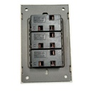 INN - PLACA LUXURY DE CONTACTO DOBLE COLOR ORO
