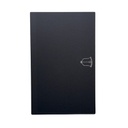INN - PLACA LUXURY DE CONTACTO TIMBRE COLOR NEGRO
