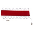 10pz  Módulos 3 Led P/ Exterior C/ Lupa 110V Frio estructura transparente