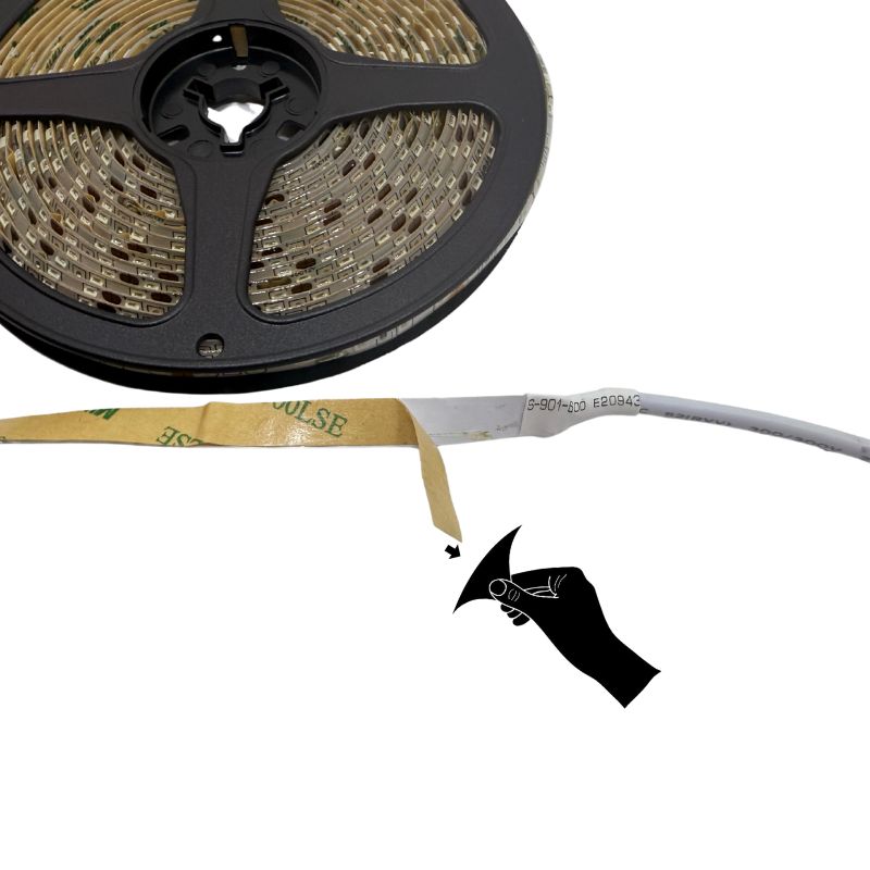 LAL-TIRA LED 120l/m 12V 5m LUZ AZUL