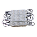 100pz Módulos 3 Led P/ Exterior C/ Lupa 110v Calido Directo