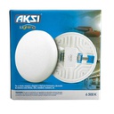 AKS - LUMINARIO CIRCULAR EMPOTRABLE AJUSTASBLE Y DE SOBREPONER 22W BF
