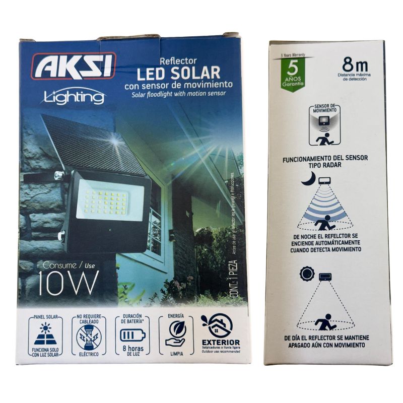 AKS - REFLECTOR SOLAR CON SENSOR DE MOVIMIENTO