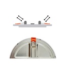 AKS- LUMINARIO EMPOTRABLE CIRCULAR LED, 18W, LUZ BLANCA 6500K