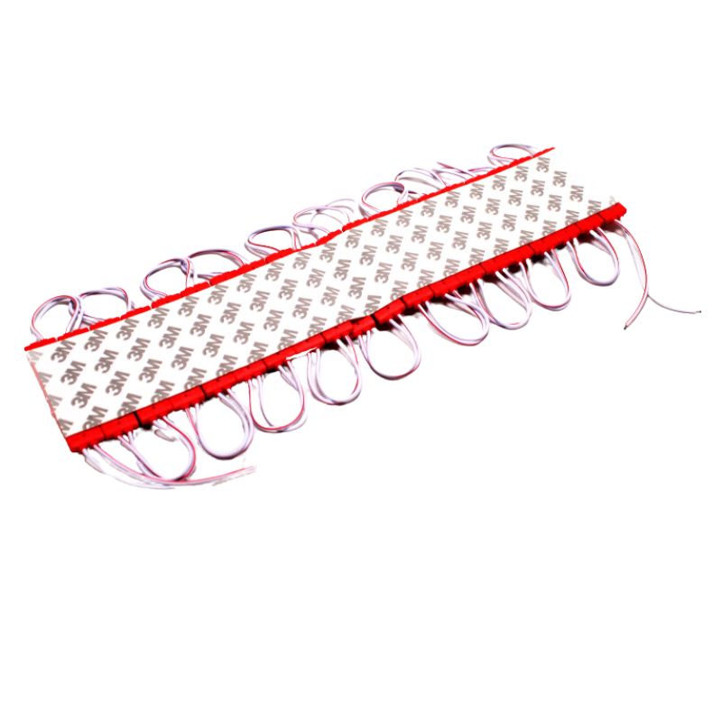 FULL- PAQUETE DE 100 MÓDULOS DE 3 LED SMD EXTERIOR ROJO