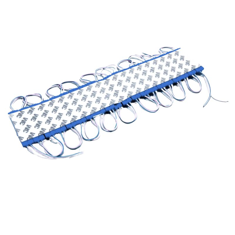 FULL- PAQUETE DE 100 MÓDULOS DE 3 LED SMD EXTERIOR AZUL
