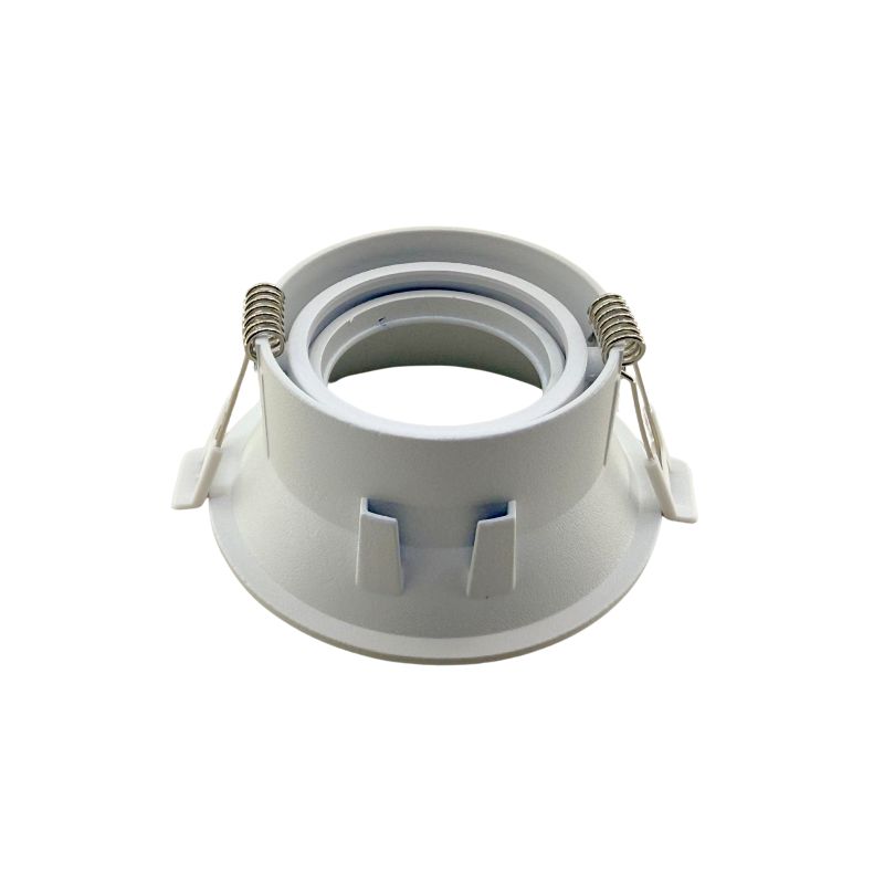 INN- EMPOTRABLE ARO METÁLICO DIRIGIBLE PROFESIONAL BLANCO INTERIOR BASE GU10