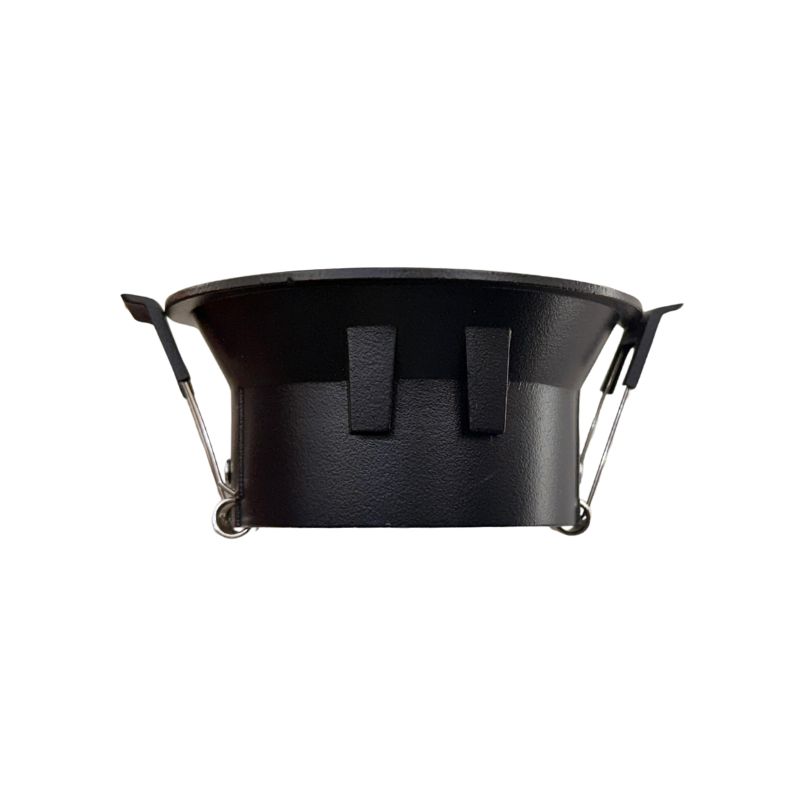 INN- EMPOTRABLE ARO METÁLICO DIRIGIBLE PROFESIONAL NEGRO INTERIOR BASE GU10