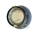INN- EMPOTRABLE ARO METÁLICO FIJO PROFESIONAL BLANCO EXTERIOR IP65 BASE GU10
