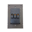 INN - PLACA LUXURY CONTACTO DOBLE COLOR BLANCO
