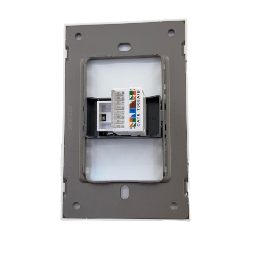 INN - PLACA LUXURY CONTACTO RED LAN TIPO RJ45  COLOR BLANCO