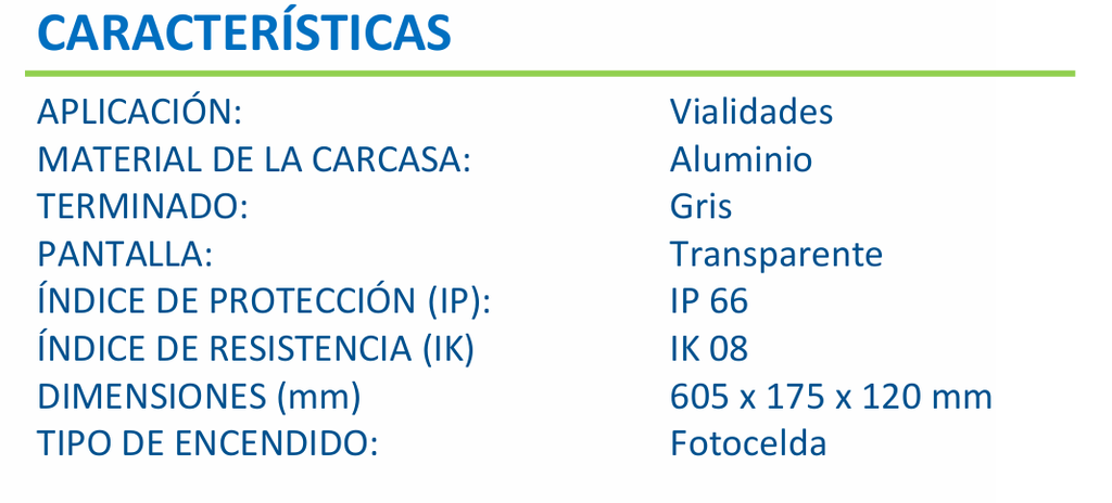 GEO- SUBURBANA 100W CON FOTOCELDA 10000 LM