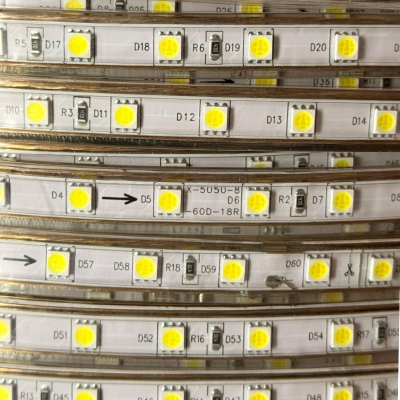 TSH- MANGUERA LED 60L/M 5050 BCO. FRIO 100M