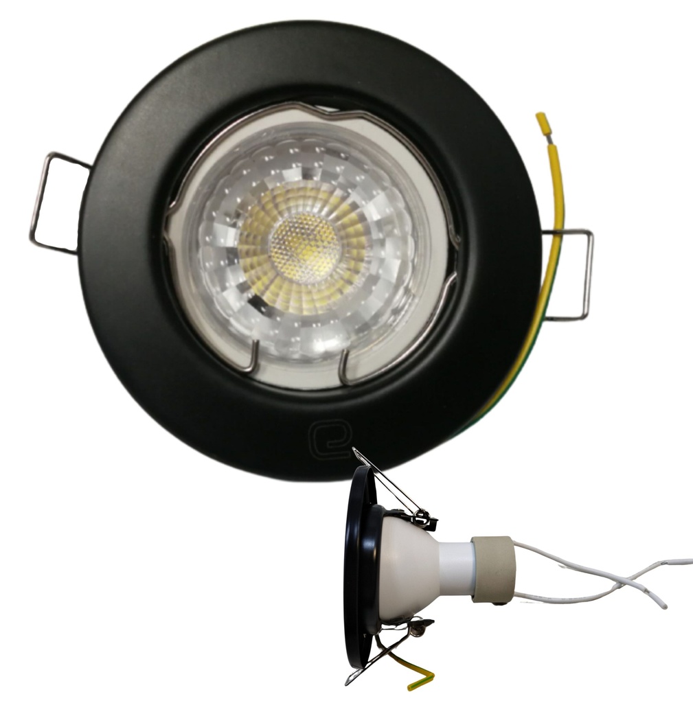 AKS- SPOT EMPOTRABLE MR16 FIJO NEGRO