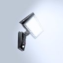 GEO - LUMINARIO ARBOTANTE  SOLAR GRIS  8W BF