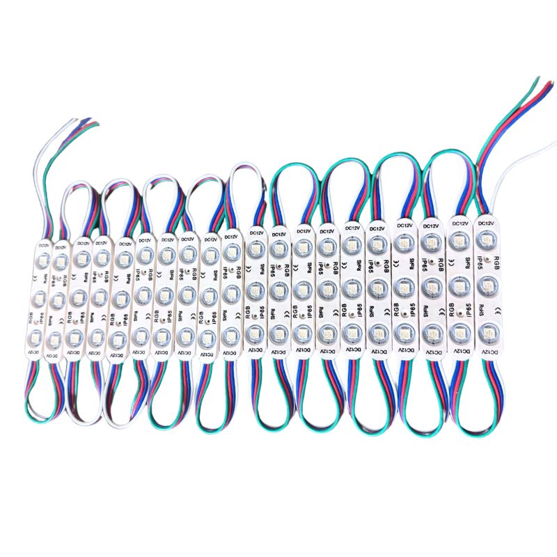 LAL- MÓDULO DE 3 LEDS RGB CON LUPA 5050 IP65 1w