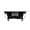 WIN -  DECORATIVO EMPOTRABLE CUADRADO negro SPOT BASE GU10