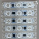 10pz  Módulos 3 Led P/ Exterior C/ Lupa 110V Frio estructura transparente