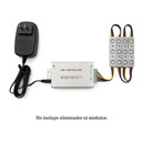 GX- CONTROLADOR 12V-24V RGB RF 44 KEY ALUMINIO