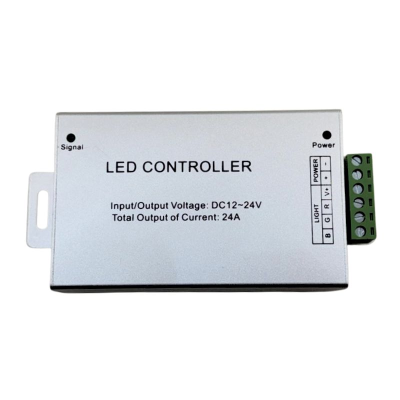 GX- CONTROLADOR 12V-24V RGB RF 44 KEY ALUMINIO