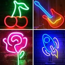 GX- TIRA NEON 2da GEN 12V 120L/M 1M 6MM AZUL