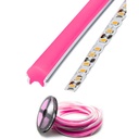 GX- TIRA NEON 2da GEN 12V 120L/M 1M 6MM ROSA