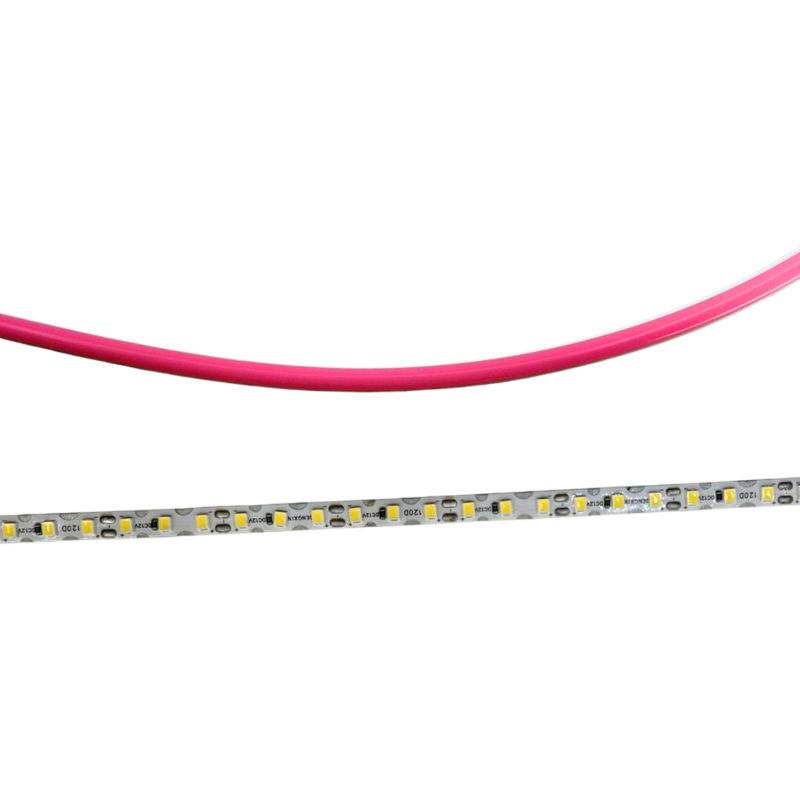 GX- TIRA NEON 2da GEN 12V 120L/M 1M 6MM ROSA