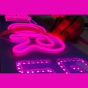 GX- TIRA NEON 2da GEN 12V 120L/M 1M 6MM ROSA